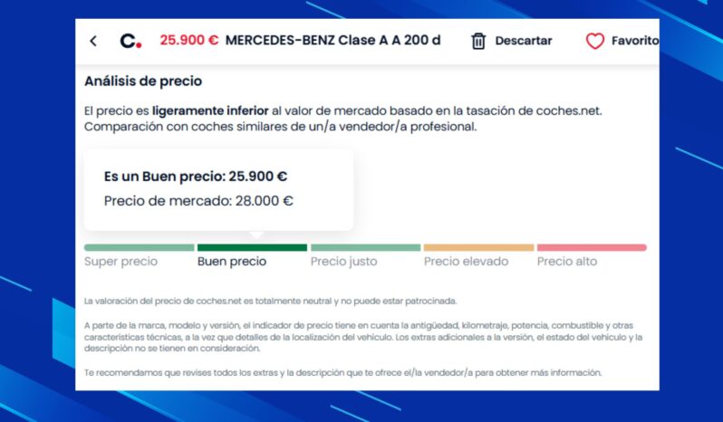 
								MERCEDES-BENZ Clase A A 200 d full									